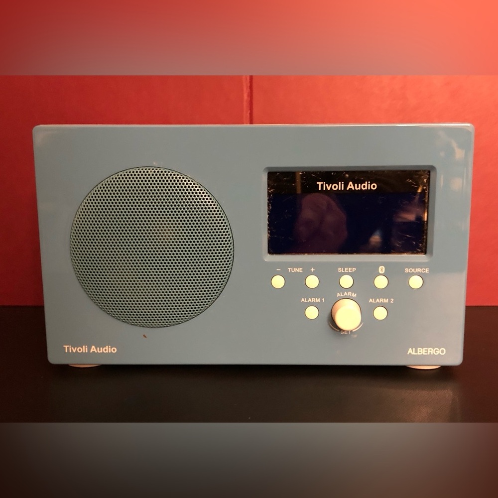Tivoli Audio Albergo Bluetooth AM FM Desktop Radio Dark Blue